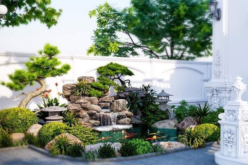 Tiểu cảnh với góc ánh sáng đẹp mê ly