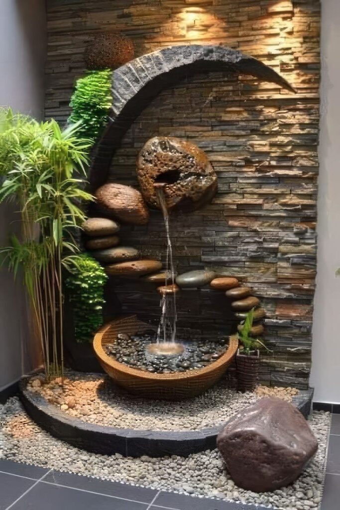 Tiểu cảnh trong nhà thanh tao, quý phái